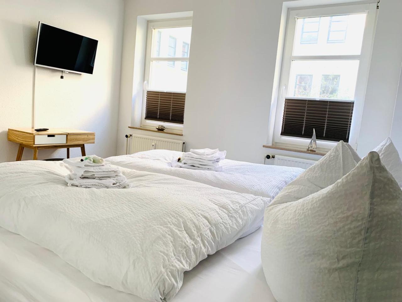 Fewo1846 - Atrium - Luxurioese Wohnung Mit 3 Schlafzimmern Und Balkon Im Stadtzentrum Flensburg Eksteriør bilde