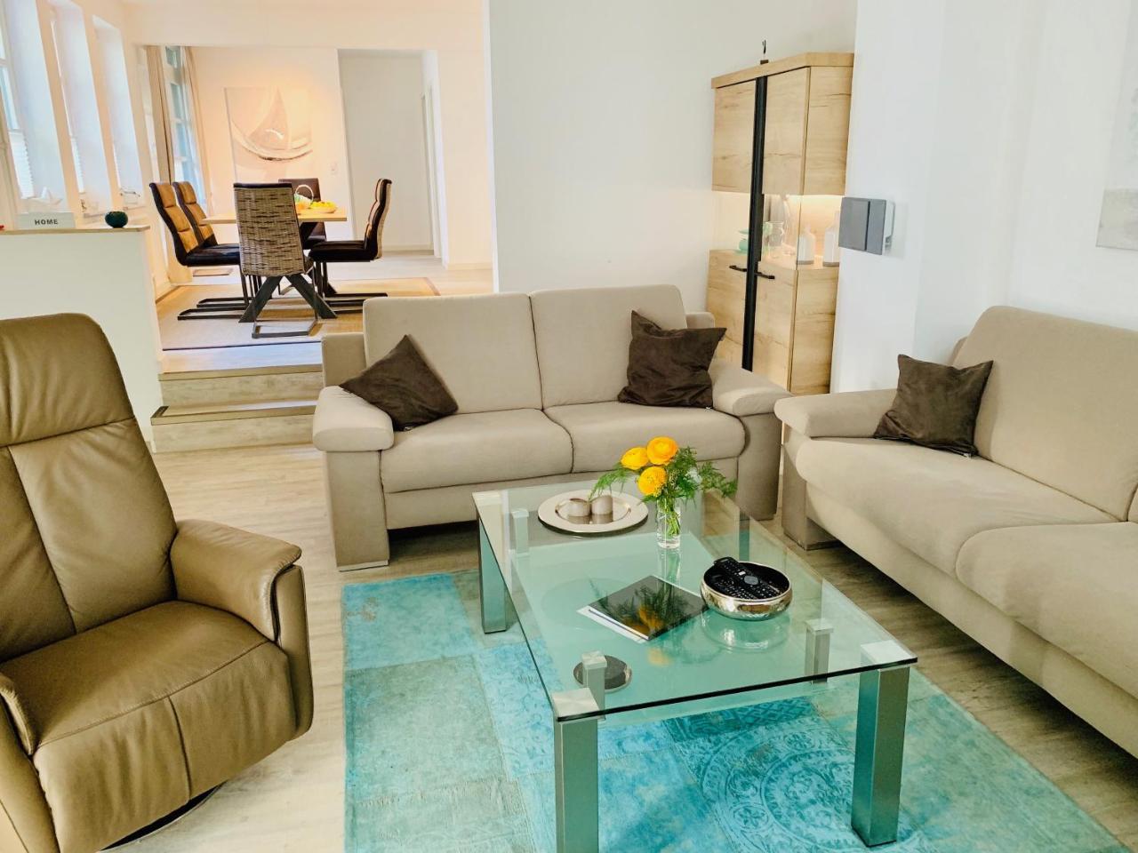 Fewo1846 - Atrium - Luxurioese Wohnung Mit 3 Schlafzimmern Und Balkon Im Stadtzentrum Flensburg Eksteriør bilde